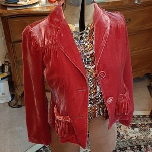 Nic and Zoe vintage velvet blazer.